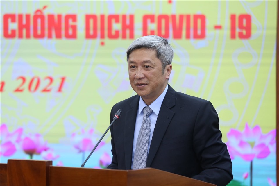 Thứ trưởng Bộ Y tế Nguyễn Trường Sơn phát biểu tại Hội nghị.