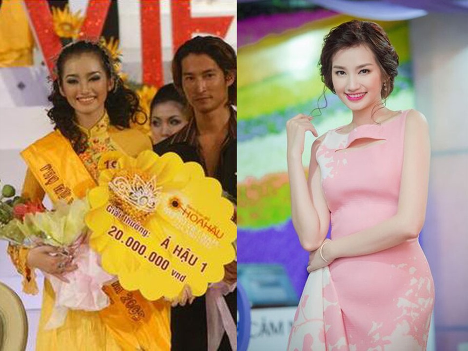 Trúc Diễm từng đăng quang Á hậu của Hoa hậu Phụ nữ Việt Nam qua ảnh 2005,