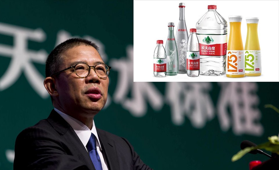 Zhong Shanshan là chủ tịch của Nongfu Spring - công ty nước đóng chai nổi tiếng khắp Trung Quốc. Theo Bloomberg Billionaires Index, tỉ phú này sở hữu khối tài sản lên đến 93,1 tỉ USD. Đồ họa: Khương Duy