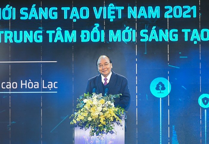 Thủ tướng Nguyễn Xuân Phúc phát biểu tại sự kiện.