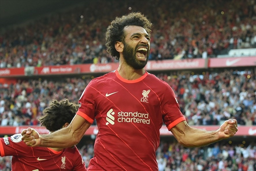 4. Mohamed Salah (Liverpool): 3 bàn thắng