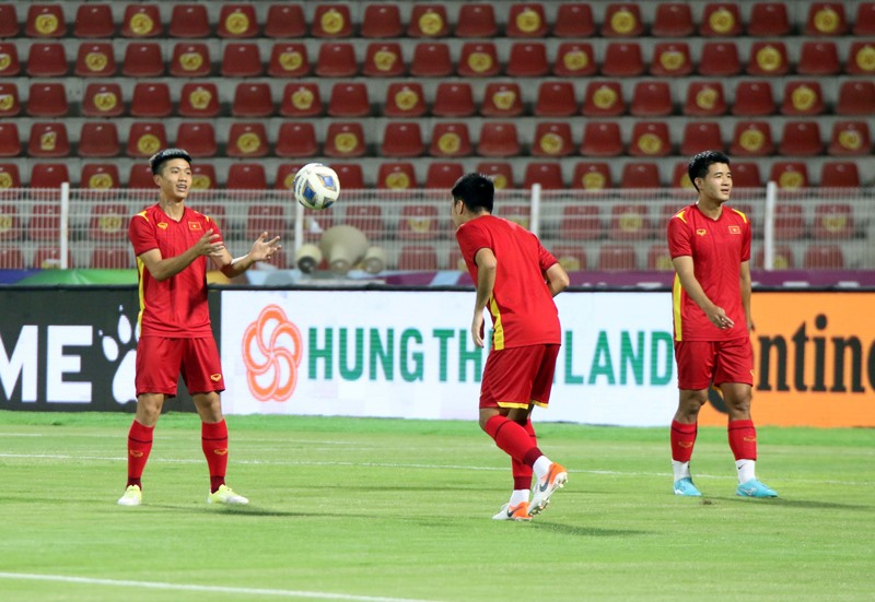 Đội tuyển Việt Nam quyết tâm giành điểm số đầu tiên tại vòng loại thứ ba World Cup 2022 khu vực Châu Á. Ảnh: VFF
