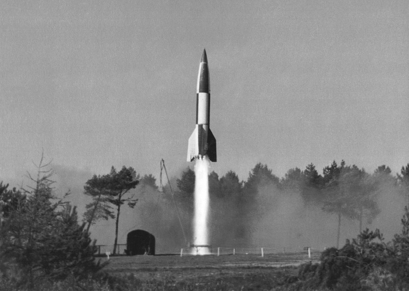 Tên lửa V2. Ảnh: Warhistoryonline