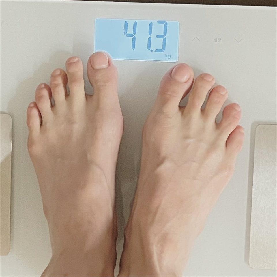 HyunA cao 1m64 nhưng hiện tại chỉ nặng 41.3kg. Ảnh: Instagram