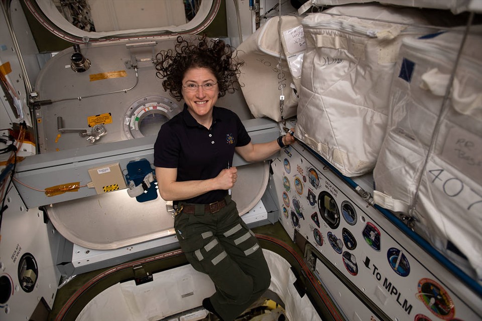 Phi hành gia NASA Christina Koch. Ảnh: NASA
