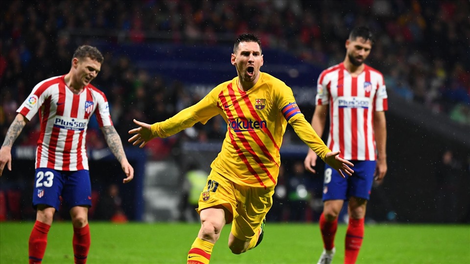 Messi từng là nỗi khiếp sợ của Atletico. Ảnh: Sky Sports