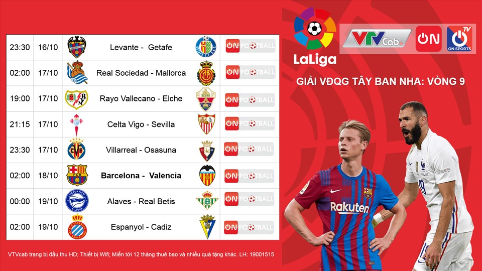 Lịch thi đấu La Liga