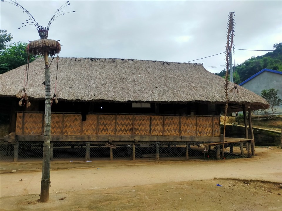 Nhà rông truyền thống ở huyện Đăk Glei, tỉnh Kon Tum. Ảnh T.T