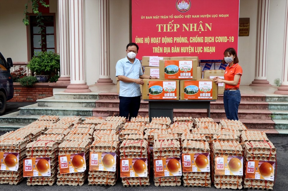 Japfa Việt Nam trao tặng thực phẩm cho huyện Lục Ngạn, tỉnh Bắc Giang tháng 5 vừa qua