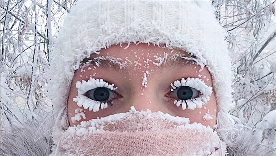 Mùa đông lạnh giá ở Siberia. Ảnh: AFP