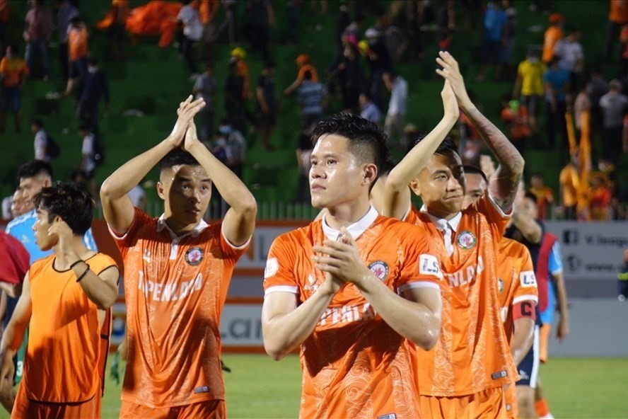 Câu lạc bộ Bình Định đầu tư hướng tới V.League 2022. Ảnh: Nguyễn Đăng