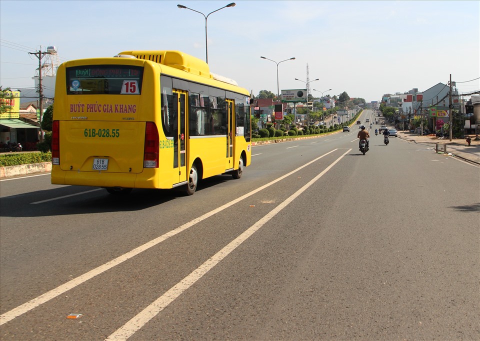 Các phương tiện xe khách công cộng ở Bình Phước được hoạt động trở lại.