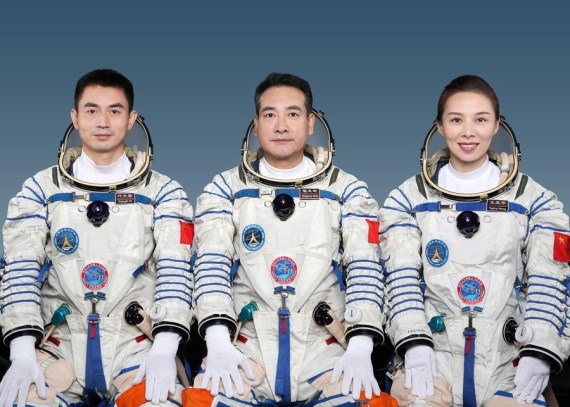 Thần Châu 13 là sứ mệnh dài ngày nhất của Trung Quốc trên trạm vũ trụ đang xây dựng. Ảnh: Tân Hoa Xã