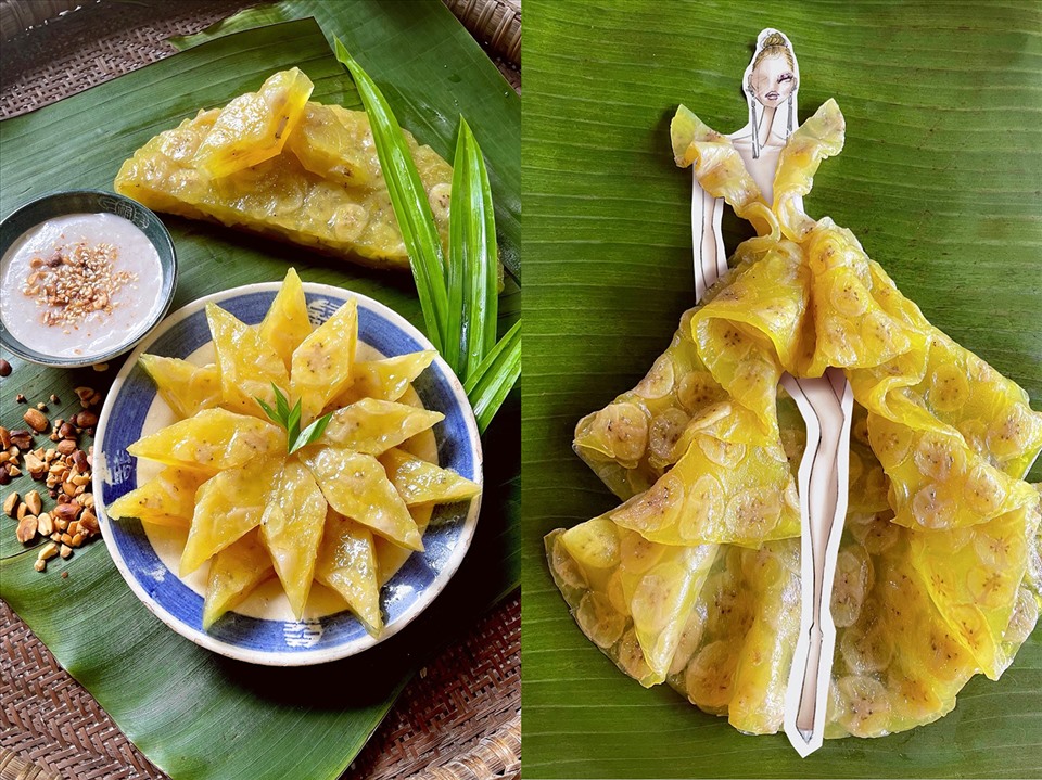 BST được nhà thiết kế Nguyễn Minh Công lấy cảm hứng từ các loại bánh dân gian Nam Bộ. Đây cũng là những loại bánh gắn liền với hồi ức ngọt ngào của anh.