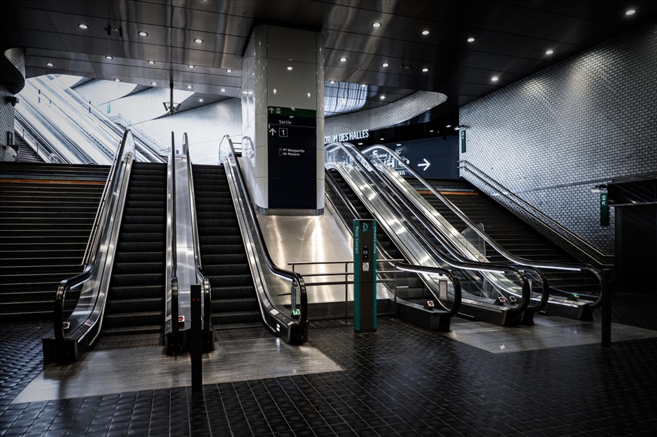Nhà ga Châtelet-Les Halles tại Paris, Pháp, là nhà ga phức tạp nhất trên thế giới. Ảnh: AFP