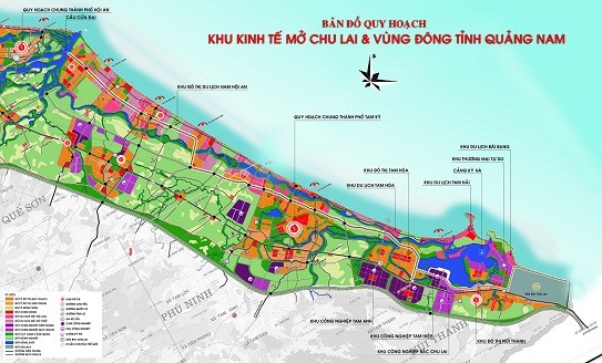 Quy hoạch tổng thể Khu kinh tế Chu Lai và vùng Đông tỉnh Quảng Nam