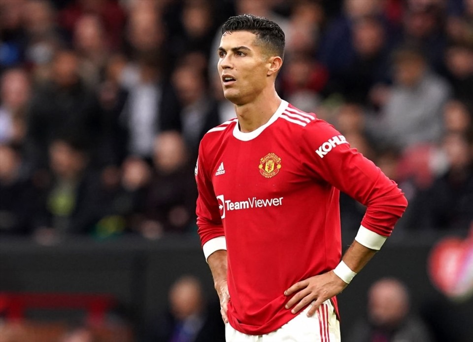 Ronaldo đang gặp cơn hạn hán ở Premier League. Ảnh: Man United.