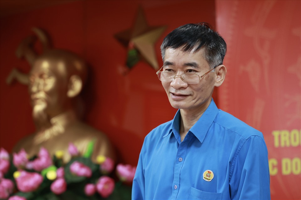 Ông Trần Văn Thuật - Phó Chủ tịch Tổng LĐLĐVN phát biểu tại Hội thảo. Ảnh: Hải Nguyễn