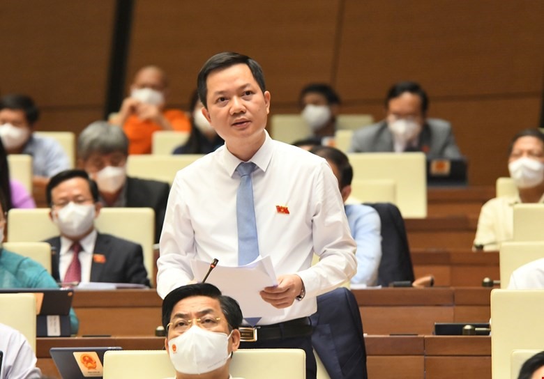 Đại biểu Trịnh Xuân An - Đoàn ĐBQH tỉnh Đồng Nai thảo luận tại nghị trường.
