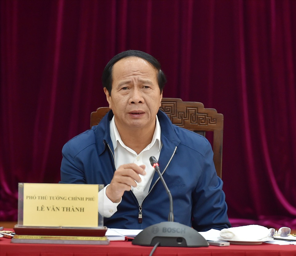 Phó Thủ tướng Chính phủ Lê Văn Thành yêu cầu Bộ GTVT bảo đảm tiến độ nhiều dự án quan trọng. Ảnh: Đức Tuân