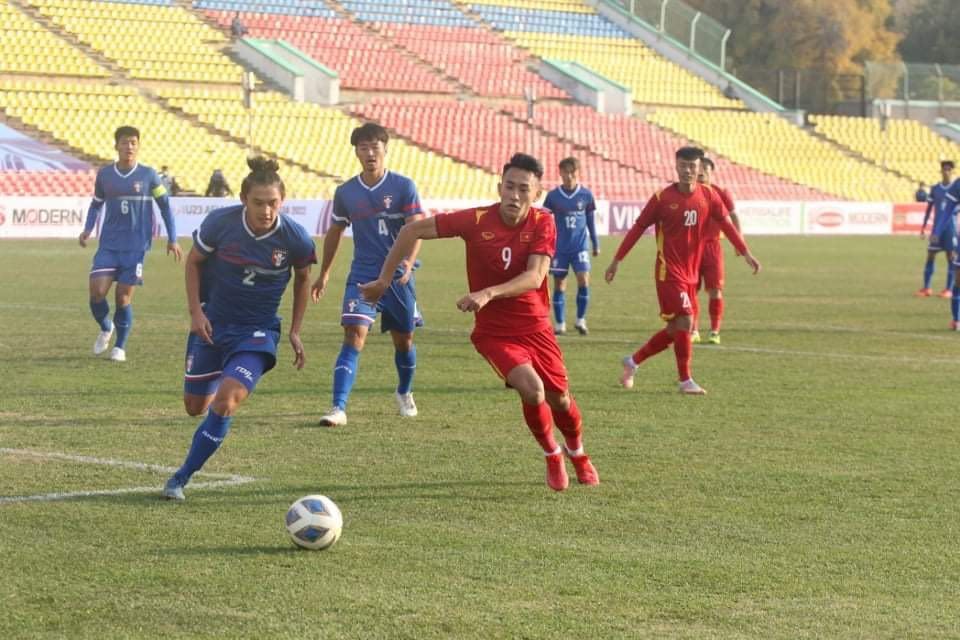 U23 Việt Nam có chiến thắng nhọc nhằn trước U23 Đài Loan. Ảnh: VFF