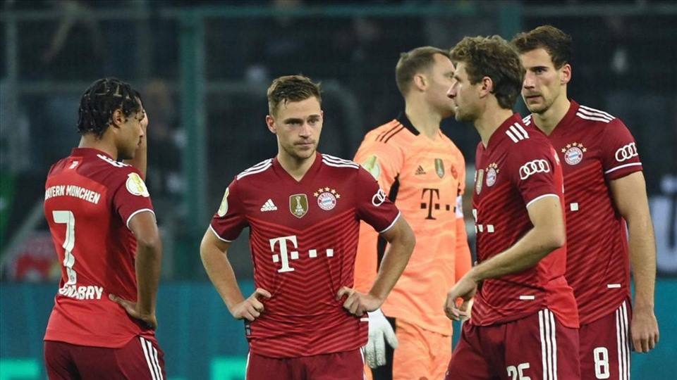Bayern Munich nhận thất bại khó tin với tỉ số 0-5. Ảnh: DFB Pokal