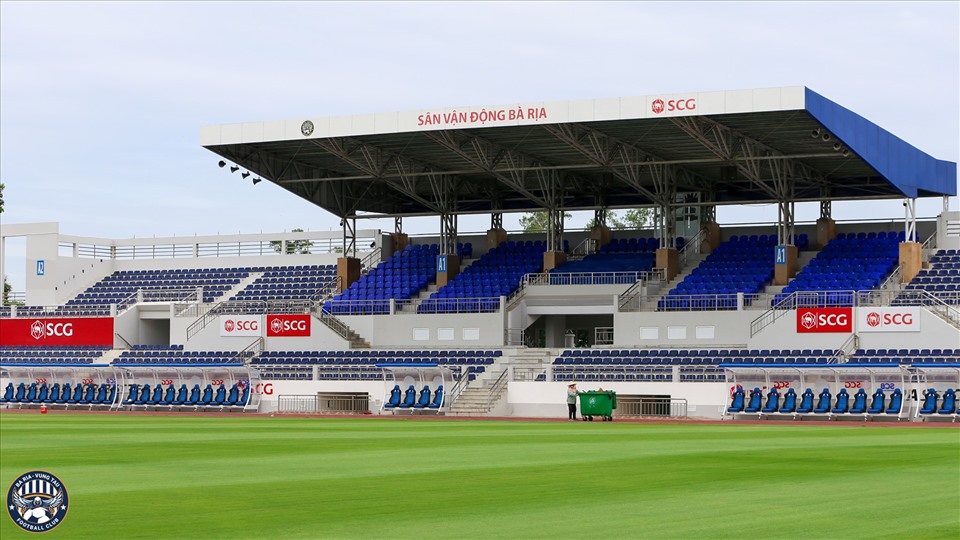 Sân vận đồng Bà Rịa có cơ sở vật chất hiện đại. Ảnh: CLB Bà Rịa - Vũng Tàu