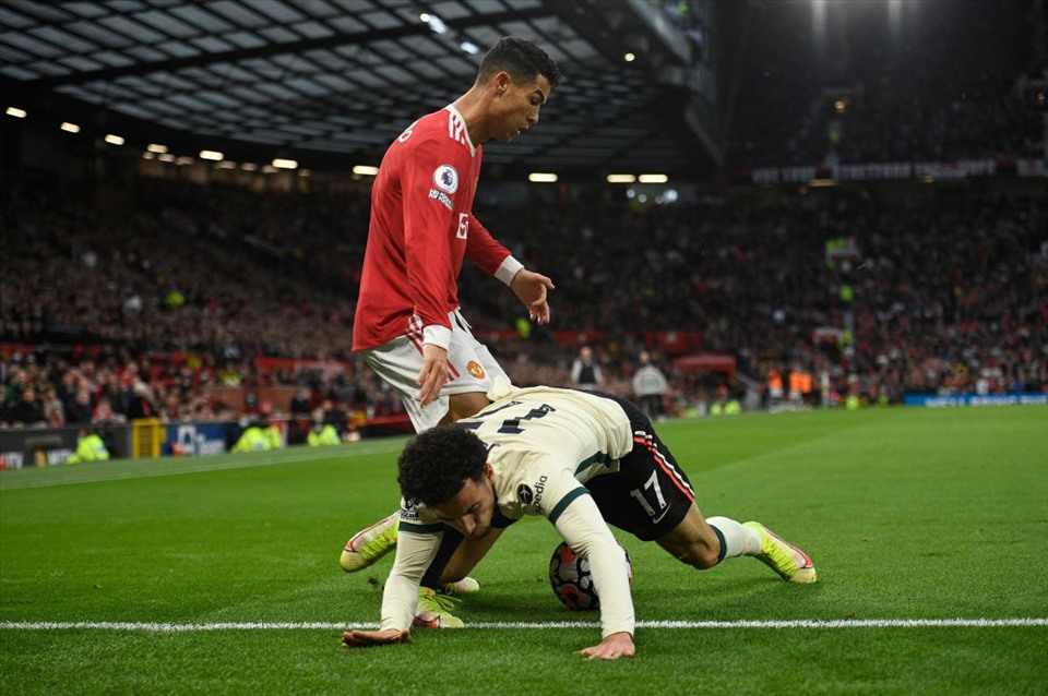 Ronaldo đã rất tức giận. Ảnh: AFP.
