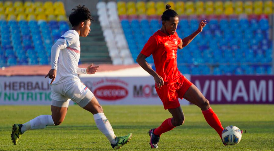 U23 Myanmar đánh bại U23 Đài Loan với tỉ số 1-0. Ảnh: AFC