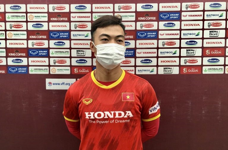 Hậu vệ Đỗ Thanh Thịnh hy vọng tuyển Việt Nam có điểm trong 2 lượt trận sắp tới. Ảnh: VFF