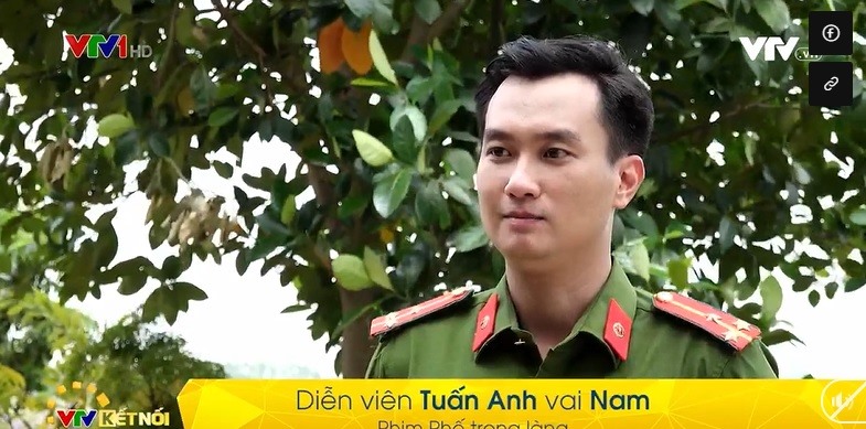 Nam diễn viên chính trong phim. Ảnh:  VTV.