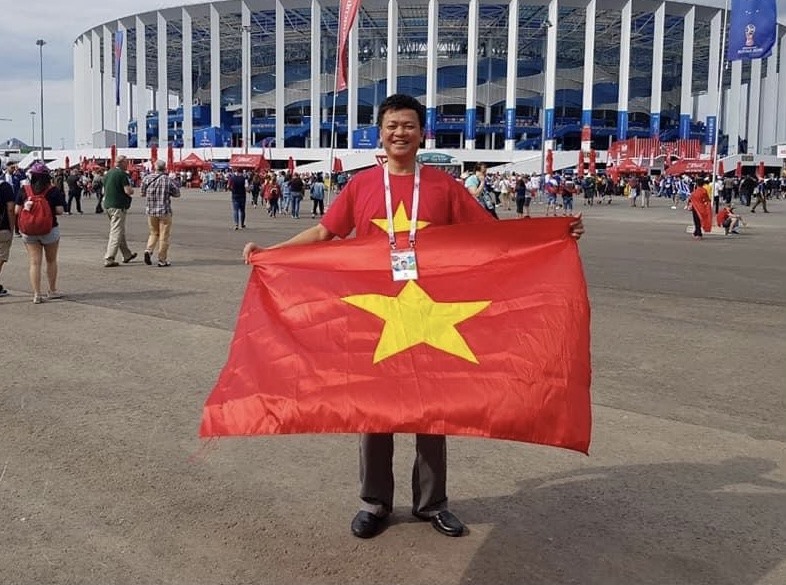 Chủ tịch Văn Trần Hoàn cần giải quyết ổn thoả mọi việc, nhất là vấn đề nội tại của câu lạc bộ Hải Phòng. Ảnh: FBNV