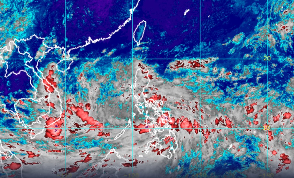 Áp thấp nhiệt đới Lannie ở Philippines. Ảnh: PASAGA