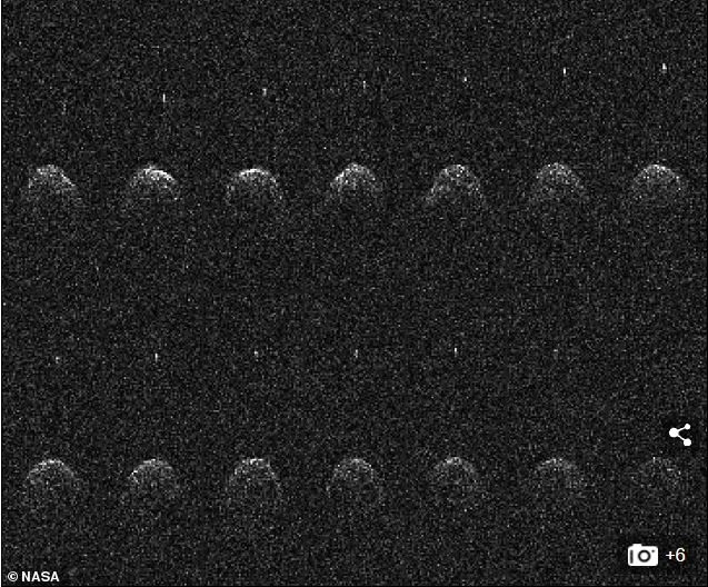 Tiểu hành tinh Didymos đến tương đối gần Trái đất vào năm 2003. Ảnh: NASA