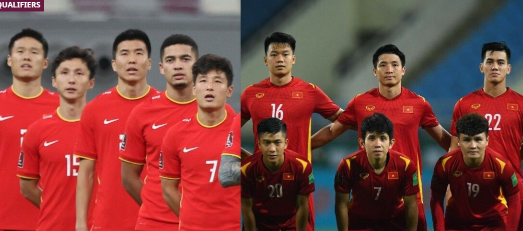 Tuyển Việt Nam (phải) có cơ hội lớn để thay đổi lịch sử đối đầu với tuyển Trung Quốc. Đồ họa: AFC.
