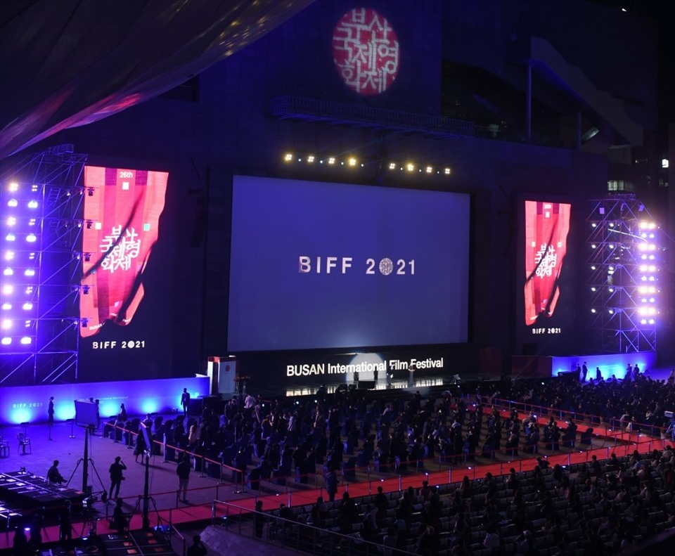Liên hoan phim quốc tế Busan 2021 được tổ chức với quy mô “khủng”. Ảnh: Xinhua