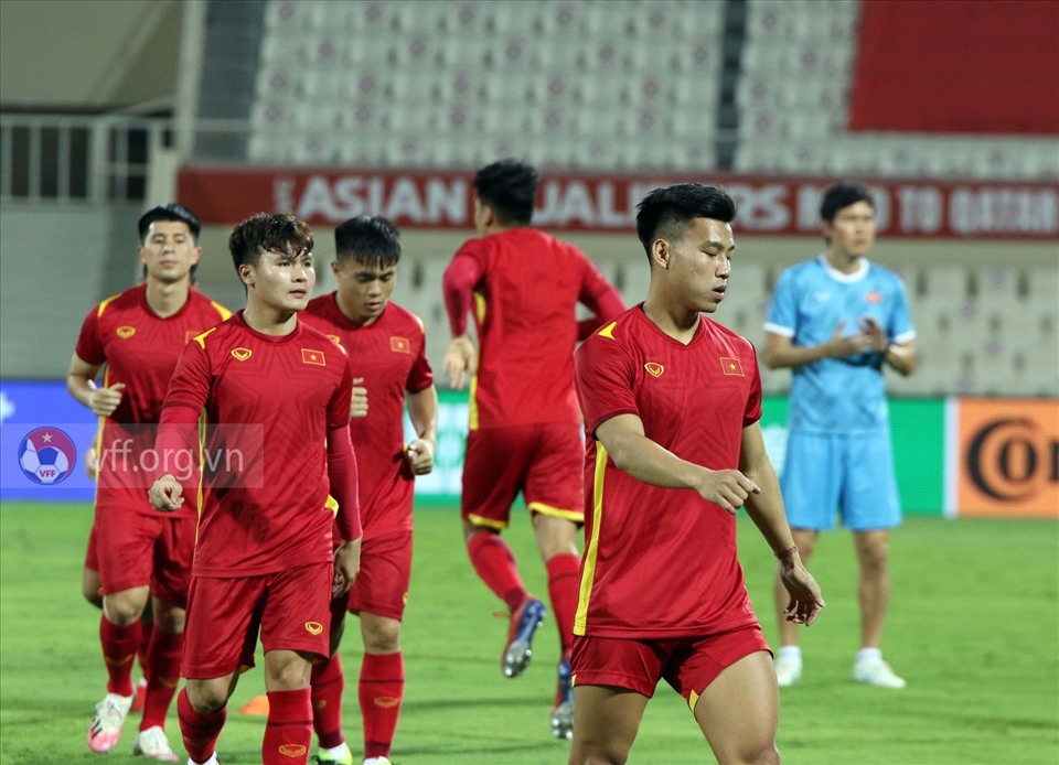 Tuyển Việt Nam sẽ có được đội hình mạnh nhất ra sân khi hậu vệ Văn Thanh và tiền vệ Phan Văn Đức đã hoàn toàn hồi phục chấn thương. Ảnh: VFF