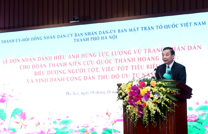 Chủ tịch UBND Thành phố Chu Ngọc Anh phát động phong trào thi đua “Người tốt, việc tốt” năm 2022