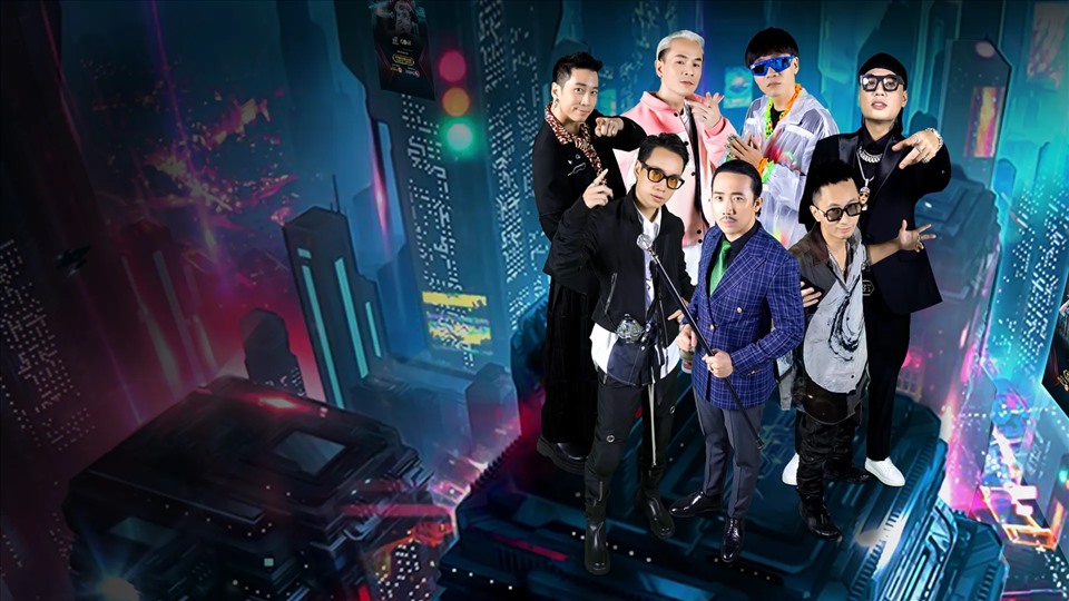 Các giám khảo, HLV Rap Việt mùa 2. Ảnh: NSX.