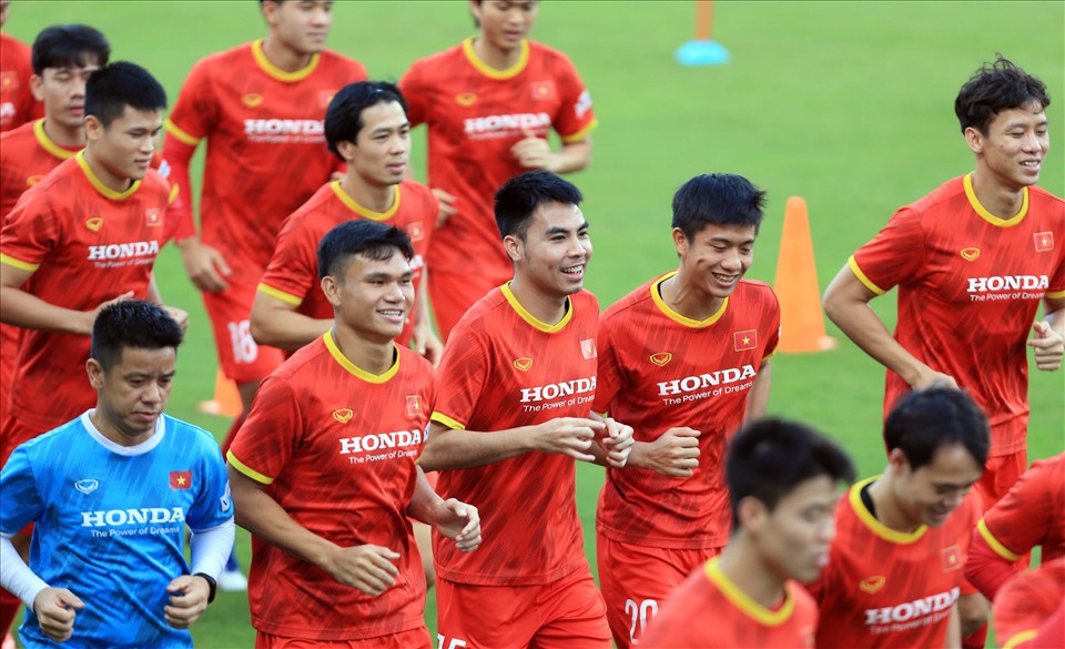Tuyển Việt Nam sẵn sàng cho trận đấu với Nhật Bản. Ảnh: VFF