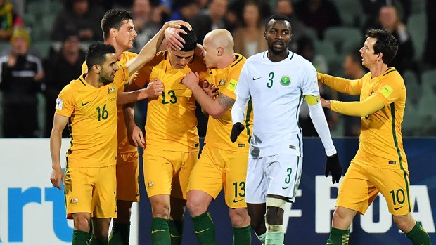 Tuyển Australia đã thắng Saudi Arabia 3-2 trên sân nhà vào tháng 6.2017. Ảnh: Socceroos.