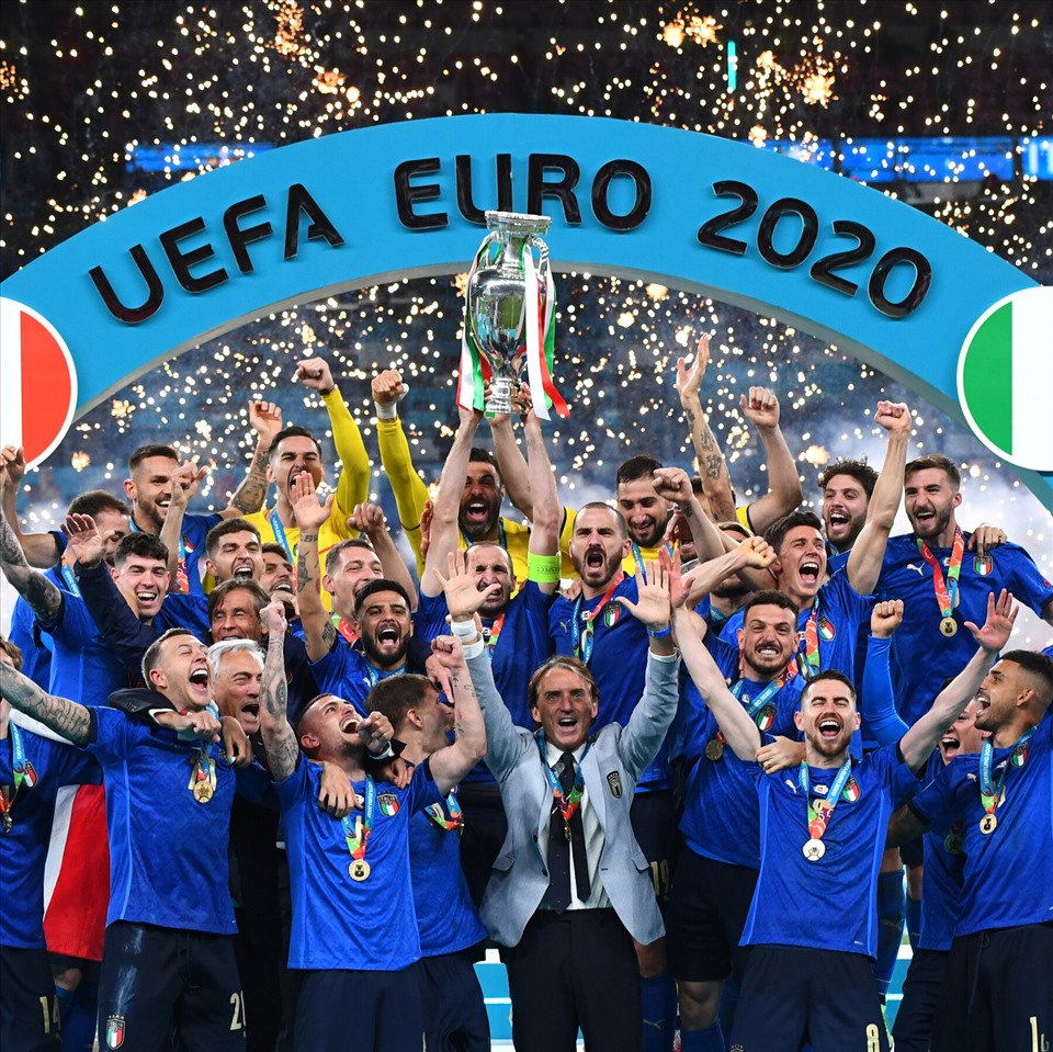 Italia vẫn thể hiện phong độ cao sau Euro. Ảnh: NBC News