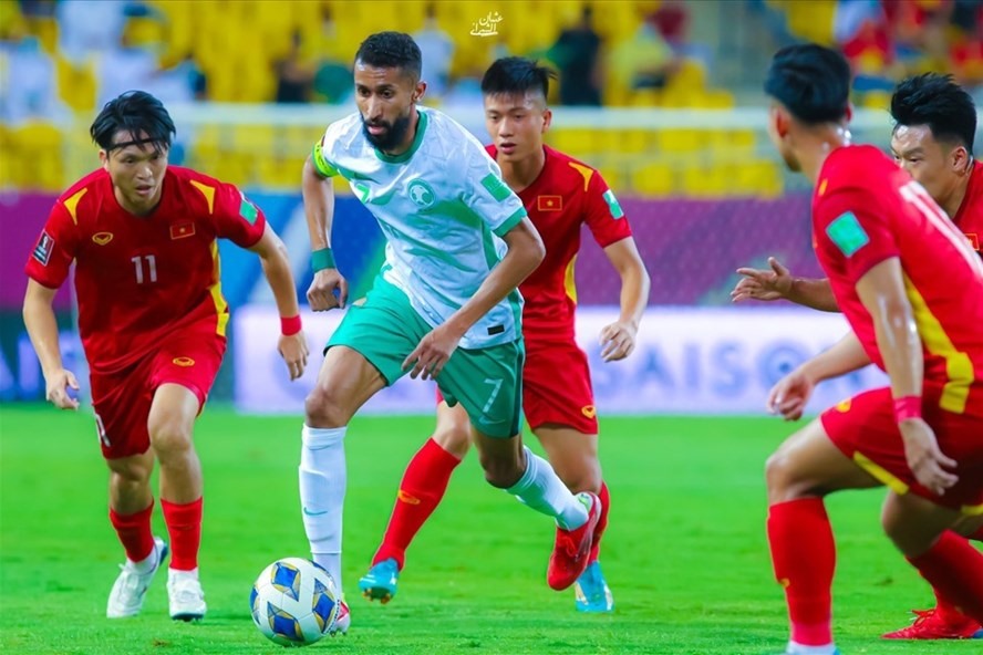 Tuyển Saudi Arabia đang dẫn đầu bảng B vòng loại cuối cùng World Cup 2022 khu vực Châu Á. Ảnh: SSA