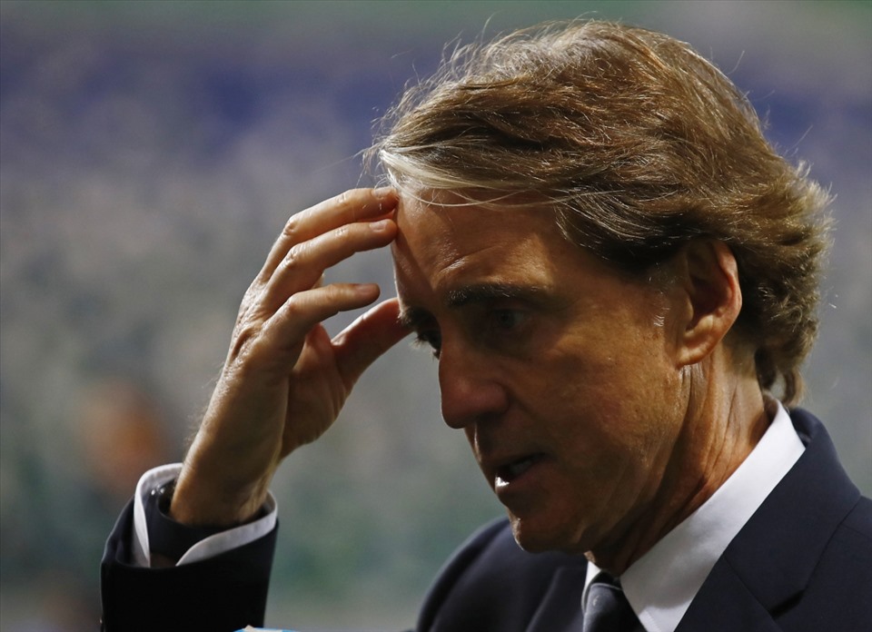 Mancini đang rất đau đầu. Ảnh: AFP.