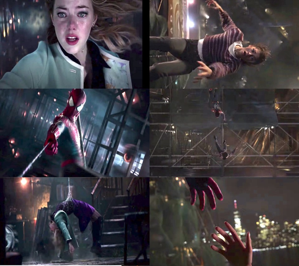 Khoảnh khắc này có cho bạn déjà vu? So sánh Emma Stone với vai Gwen Stacy trong “The Amazing Spider-Man 2” và Zendaya trong vai MJ trong “Spider-Man: No Way Home“.