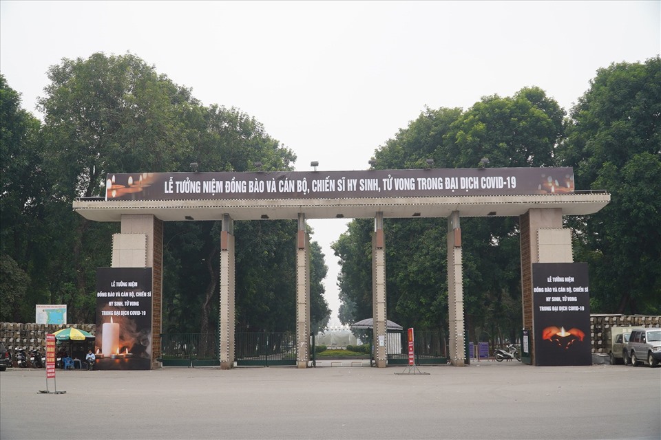 Điểm cầu Hà Nội sẽ diễn ra Lễ tưởng niệm tại sân khấu đa năng, Công viên Thống Nhất.