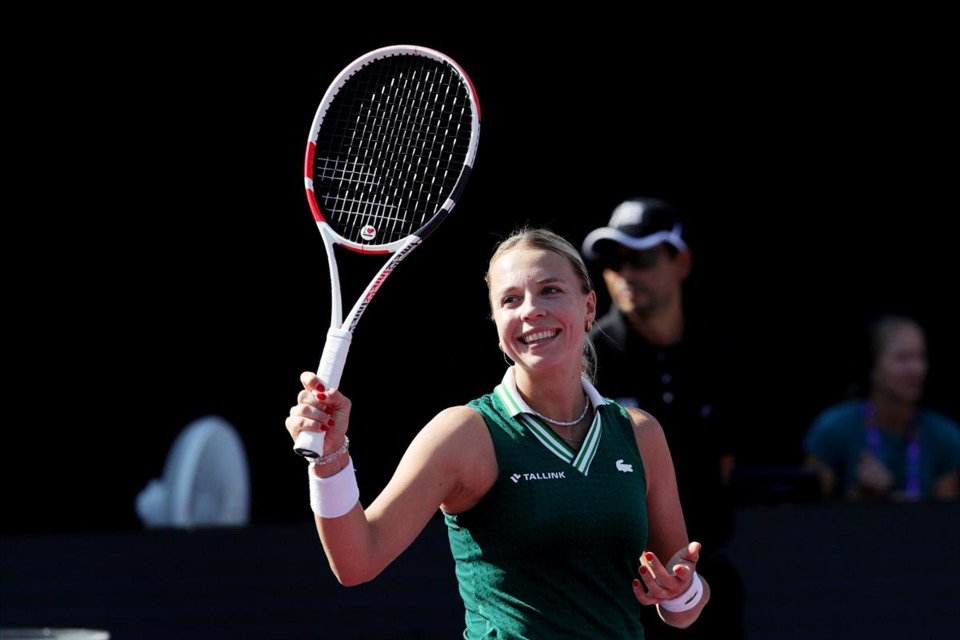 Anett Kontaveit - tay vợt Estonia đầu tiên lọt vào Top 10 WTA Rankings. Ảnh: WTA Tennis