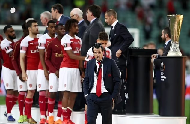 Emery từng đưa Arsenal vào chung kết Europa League nhưng sau đó đã bị sa thải. Ảnh: UEFA.