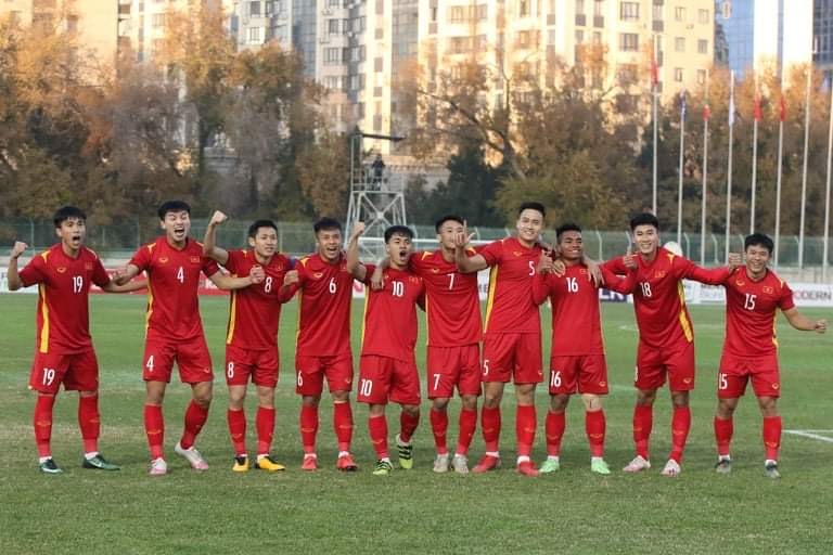 U23 Việt Nam giành vé đến vòng chung kết U23 Châu Á 2022. Ảnh: VFF