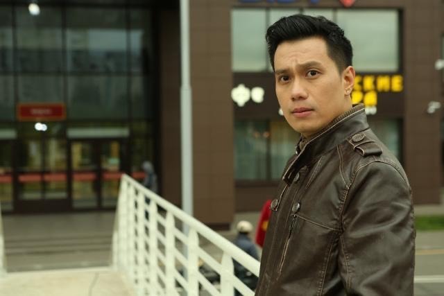 Diễn viên Việt Anh trong phim “Mátxcơva - Mùa thay lá” quay năm 2017. Ảnh: ĐPCC